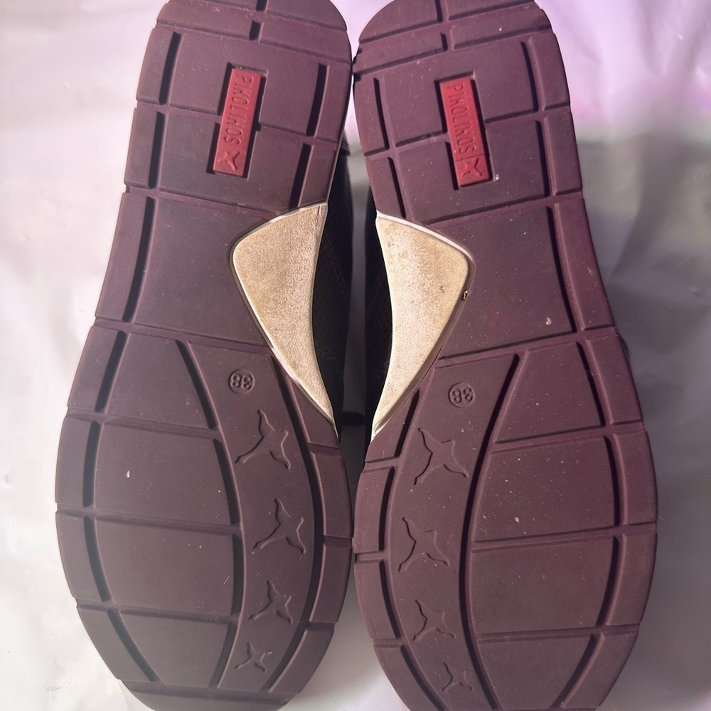 PIKOLINOS women Brown and Burgundy Sneakers - Picture 12 of 14